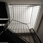 Staircase see-through, Steel, Furniture, Interior Design.