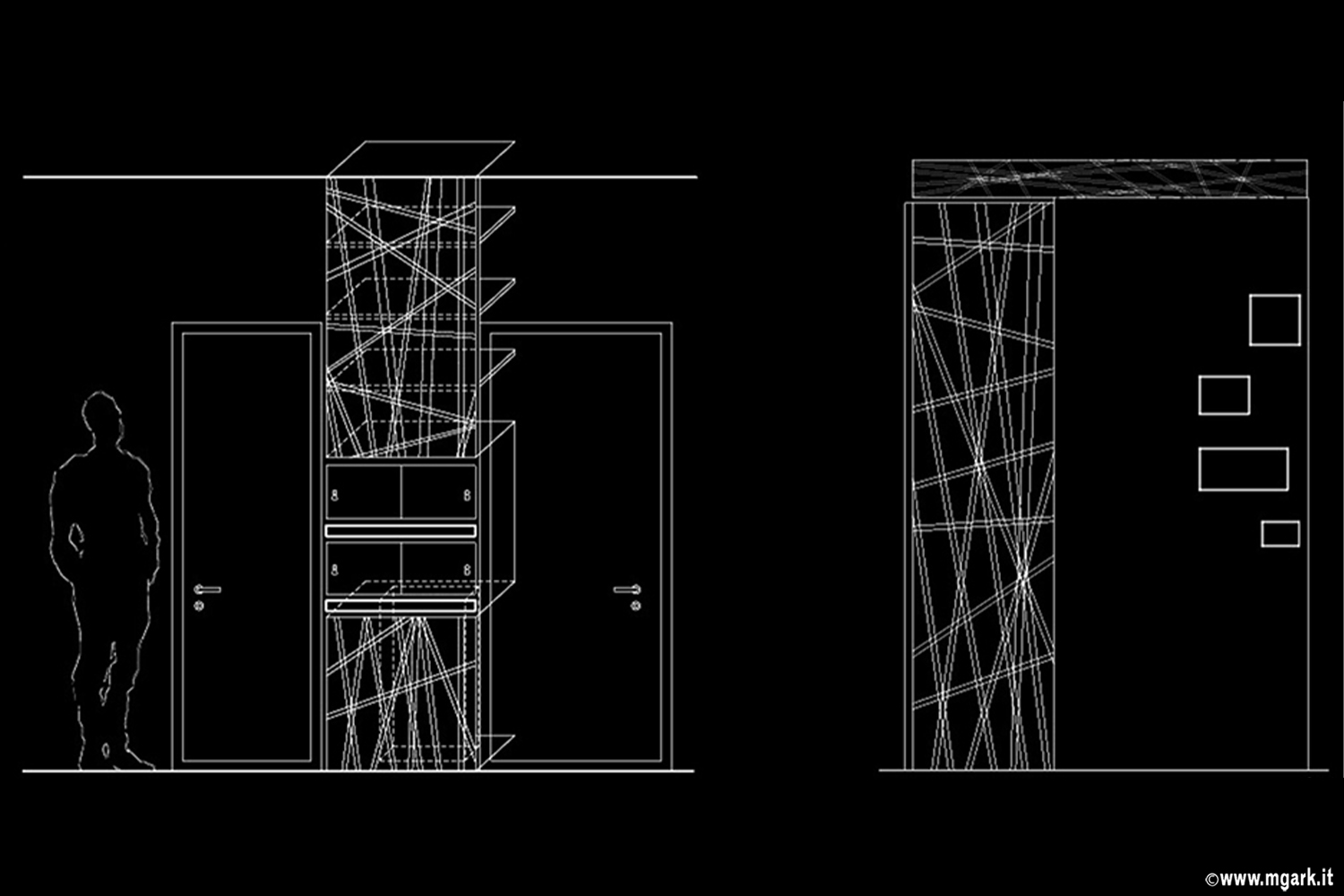 Camera di Luce, Intrecci, Appartamento, Interni