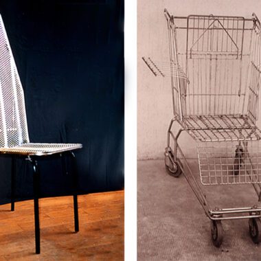 Recycling, Ready Made, Ferro, Shopping Cart Chair, Smiths.