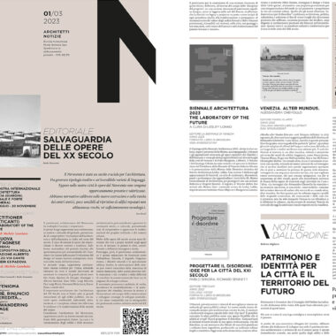 Patrimonio Architettura ‘900, Rivista, Ordine degli Architetti Padova.